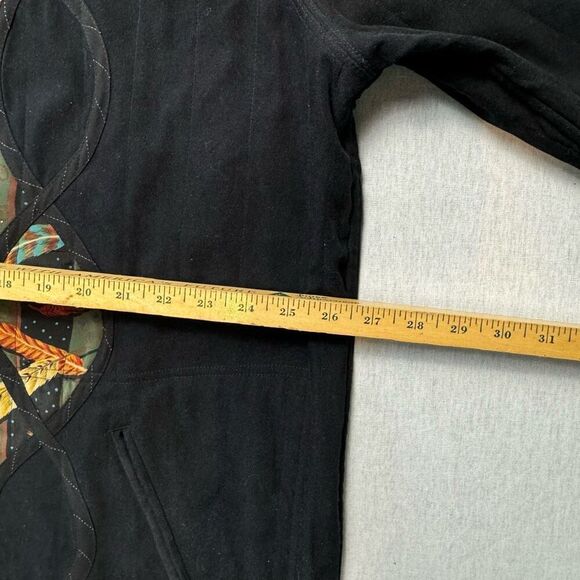 Vintage KOOS Of Course Vinyl Quilted Reversible Jacket Sz 1X - Picture 8 of 11